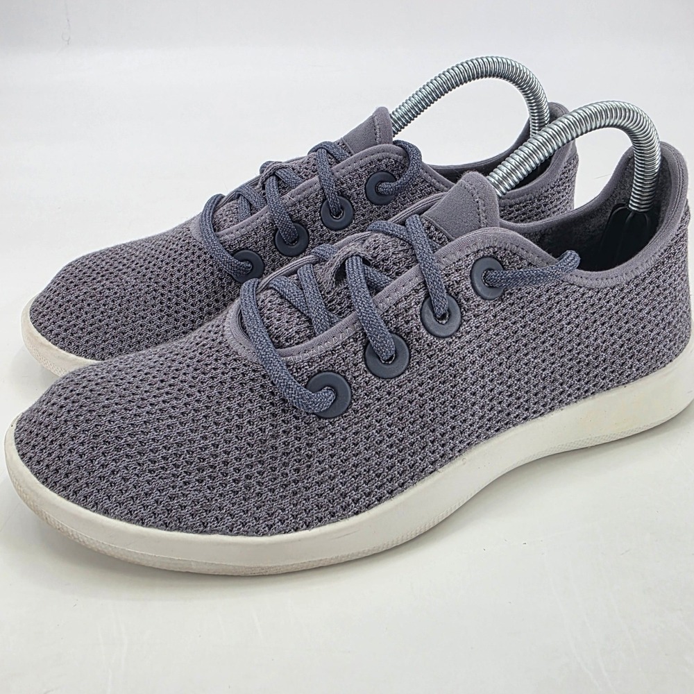 ALLBIRDS TREE RUNNERS SNEAKERS WOMENS SIZE 9 PURPLE GRAY WALKING COMFORT LIGHT